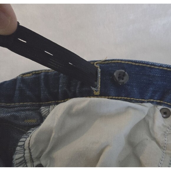 Boys Urban Pipeline Jeans 18 Reg Slim Ultimate Flex Adjustable Waist Blue Denim - Picture 9 of 9